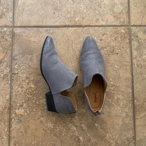 Grey booties